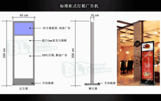 標(biāo)準(zhǔn)柜式燈箱廣告機 高清視覺下的數(shù)字廣告制作新典范